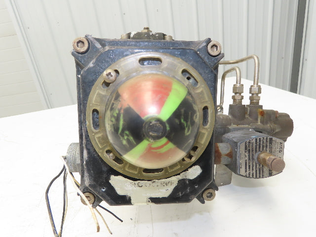 Flowserve B085D 3" Butterfly Wafer Valve Teflon Pneumatic Actuator w/Positioner