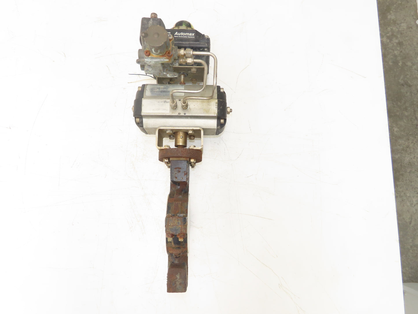 Flowserve B085D 3" Butterfly Wafer Valve Teflon Pneumatic Actuator w/Positioner