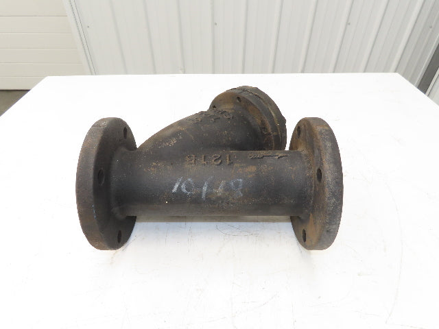 Mueller Steam Specialty 1215 3" ANSI Flanged Y Strainer Cast Iron 500psi