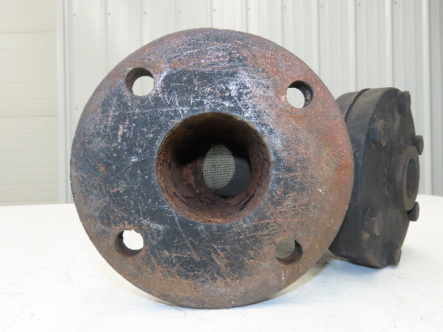 Mueller Steam Specialty 1215 3" ANSI Flanged Y Strainer Cast Iron 500psi
