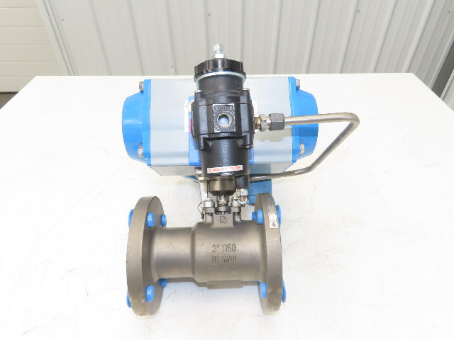 Jamesbury 71500313600XTZ2 2" Ball Valve 316SS ANSI Flange Pneumatic Actuator
