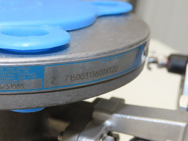 Jamesbury 71500313600XTZ2 2" Ball Valve 316SS ANSI Flange Pneumatic Actuator