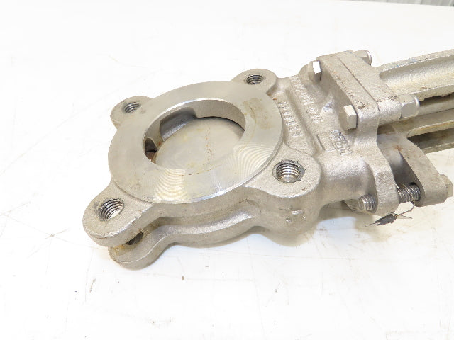 Velan L10-0320C-13BL 3" Stainless Knife Gate Valve 316SS Rising Stem Lug Style