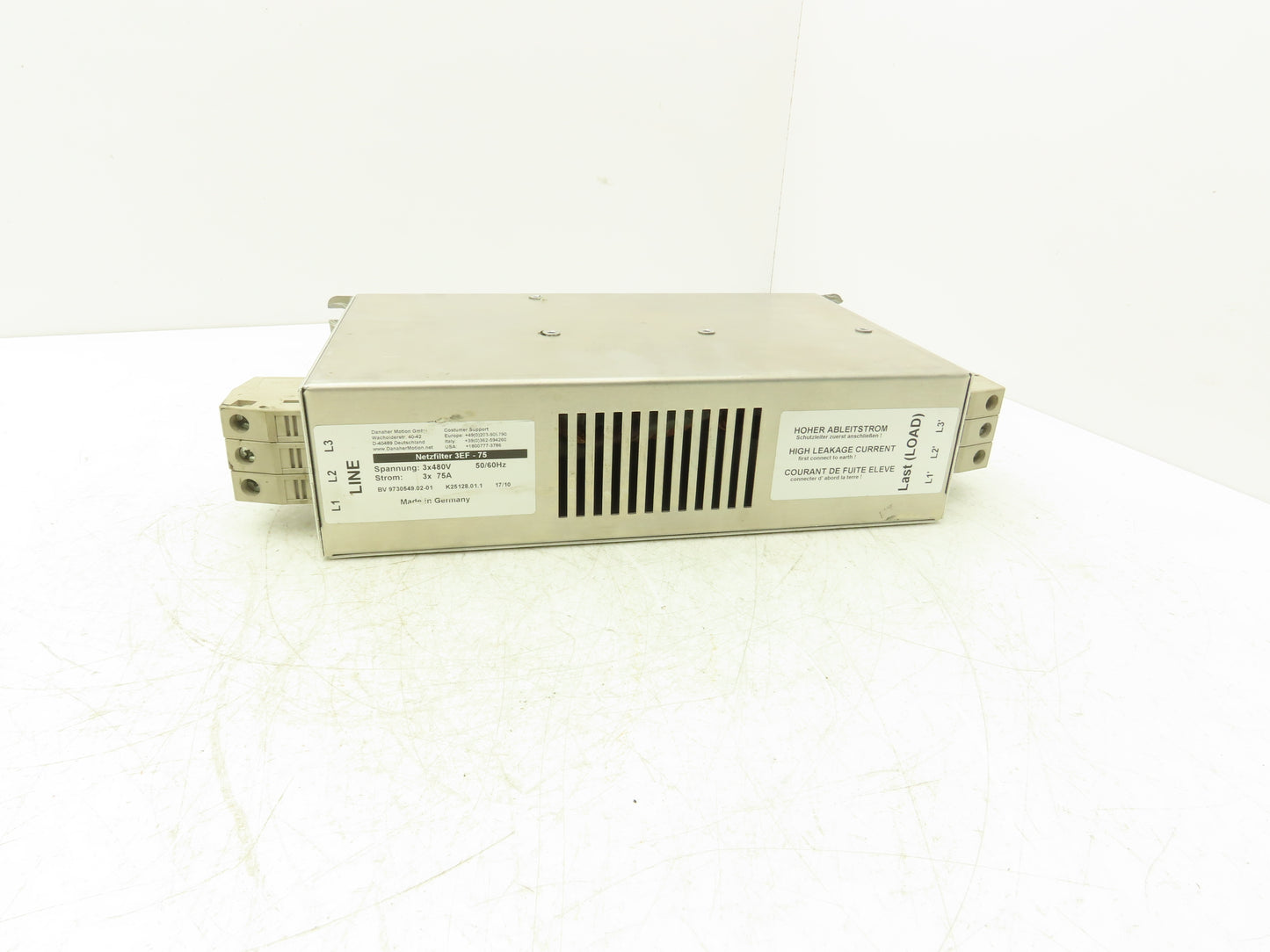 Danaher Motion 3EF-75 Power Conditioner Transformer 480V 75A 3Ph