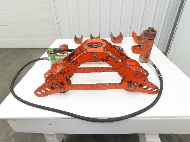 Blackhawk 9-326 One Shot Hydraulic Hand Pump Pipe Bender 1-3/4" to 4-1/2" Set