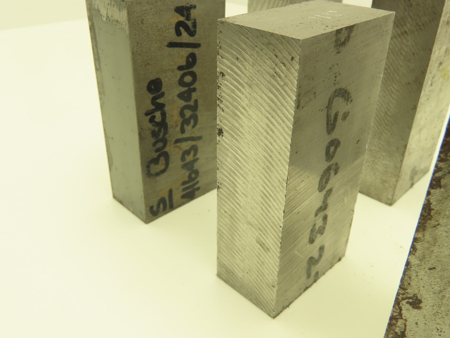 4140/4142 PH Alloy Steel Flat Bar Stock 1-1/4"x 2"x 4-1/4"L Lot of 6