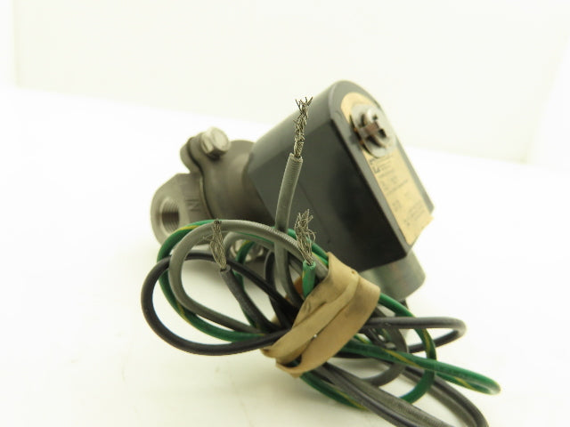 Parker 06F23C6640A3F4C80 Solenoid Valve 2-Way 3/8" NPT 24VDC Normally Closed