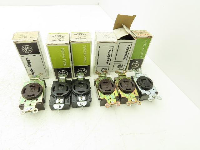 General Electric GL7410 Locking Receptacle 3Ph 4-Wire 120/208v 20A Lot of 6