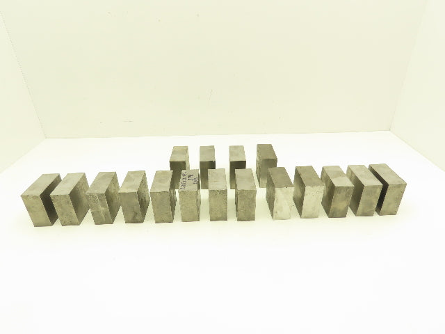 1018 Cold Rolled Steel Flat Bar Stock 1-1/4"x 2-3/4"x 2-5/8"L Lot of 17 Blocks