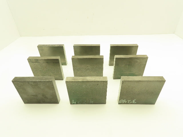 1018 Cold Rolled Steel Flat Bar Stock 5/8"x 3-1/2"x 4"L Lot of 9 Blocks