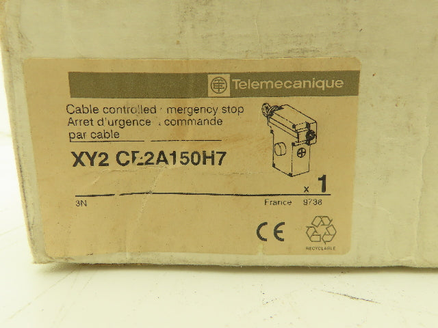 Telemecanique XY2-CE2A150H7 Cable Controlled Emergency Stop Switch Left Hand