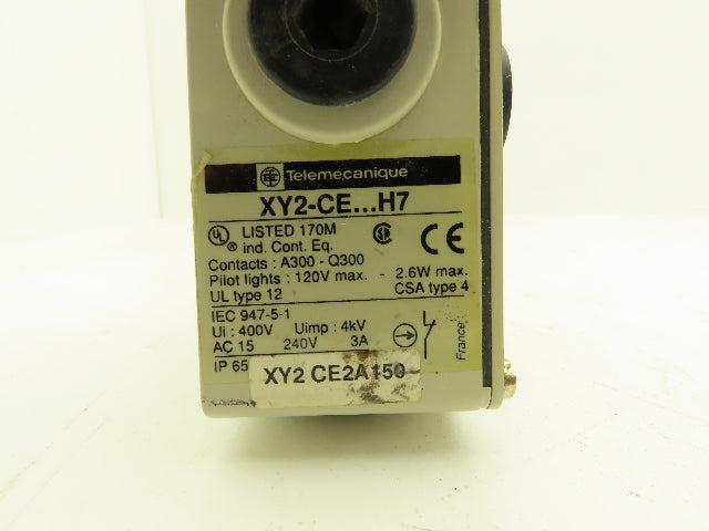Telemecanique XY2-CE2A150H7 Cable Controlled Emergency Stop Switch Left Hand