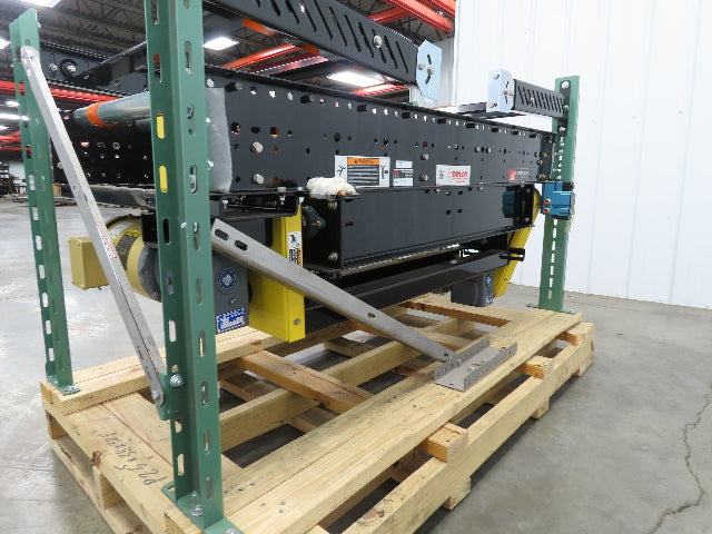 Roach RBT3 30"x 5' Live Roller Conveyor Transfer Section 27"BF Line Shaft Drive
