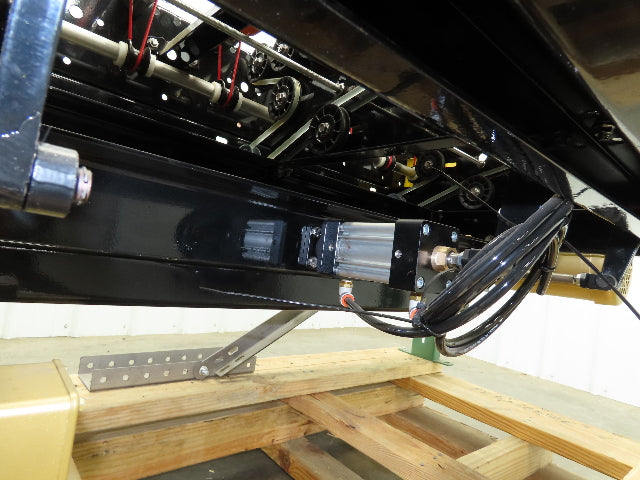 Roach RBT3 30"x 5' Live Roller Conveyor Transfer Section 27"BF Line Shaft Drive