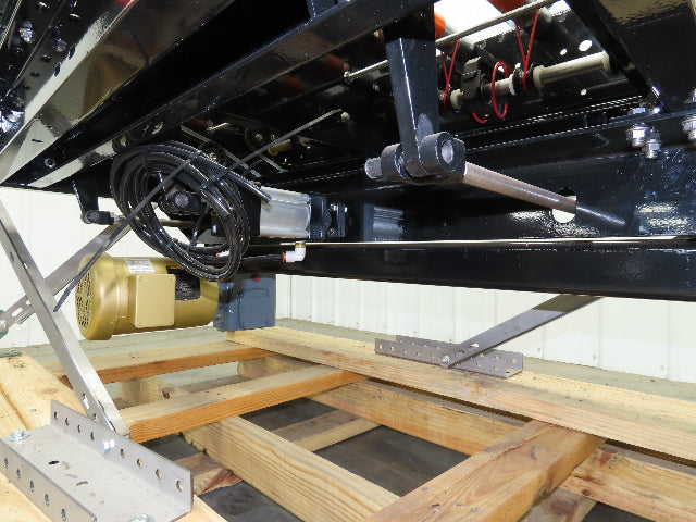 Roach RBT3 30"x 5' Live Roller Conveyor Transfer Section 27"BF Line Shaft Drive