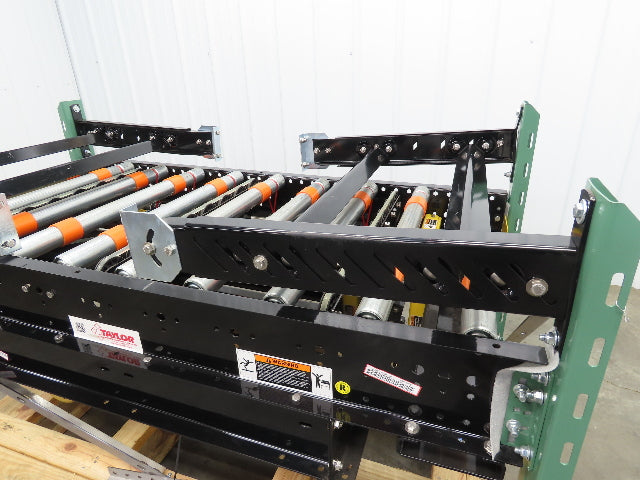 Roach RBT3 30"x 5' Live Roller Conveyor Transfer Section 27"BF Line Shaft Drive