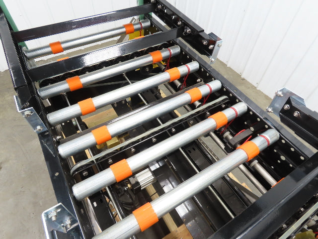 Roach RBT3 30"x 5' Live Roller Conveyor Transfer Section 27"BF Line Shaft Drive
