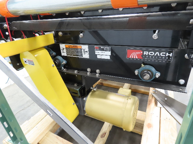 Roach RBT3 30"x 5' Live Roller Conveyor Transfer Section 27"BF Line Shaft Drive