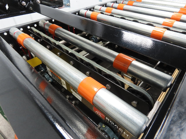 Roach RBT3 30"x 5' Live Roller Conveyor Transfer Section 27"BF Line Shaft Drive