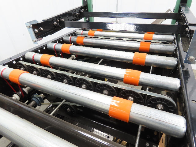 Roach RBT3 30"x 5' Live Roller Conveyor Transfer Section 27"BF Line Shaft Drive
