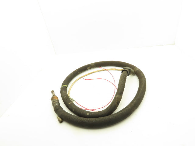 Nordson 819078 Hot Melt Glue Hose 8' Long 37° Flare 3/8" (-6) Fitting