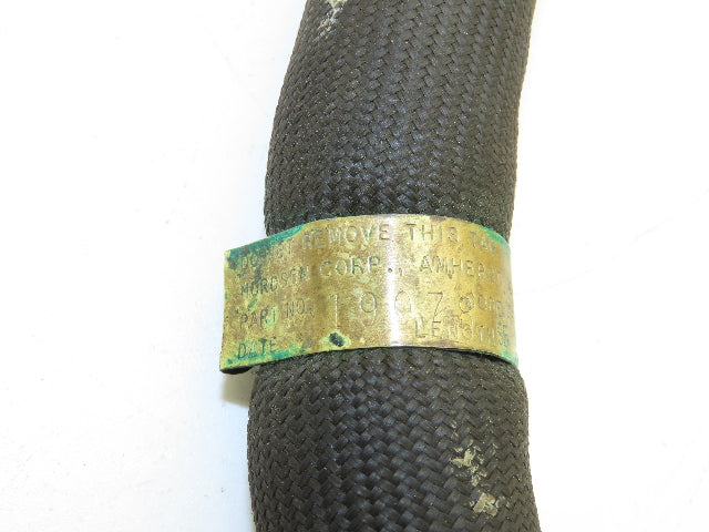 Nordson 819078 Hot Melt Glue Hose 8' Long 37° Flare 3/8" (-6) Fitting