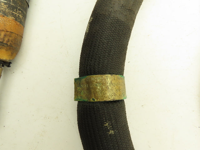 Nordson 819078 Hot Melt Glue Hose 8' Long 37° Flare 3/8" (-6) Fitting