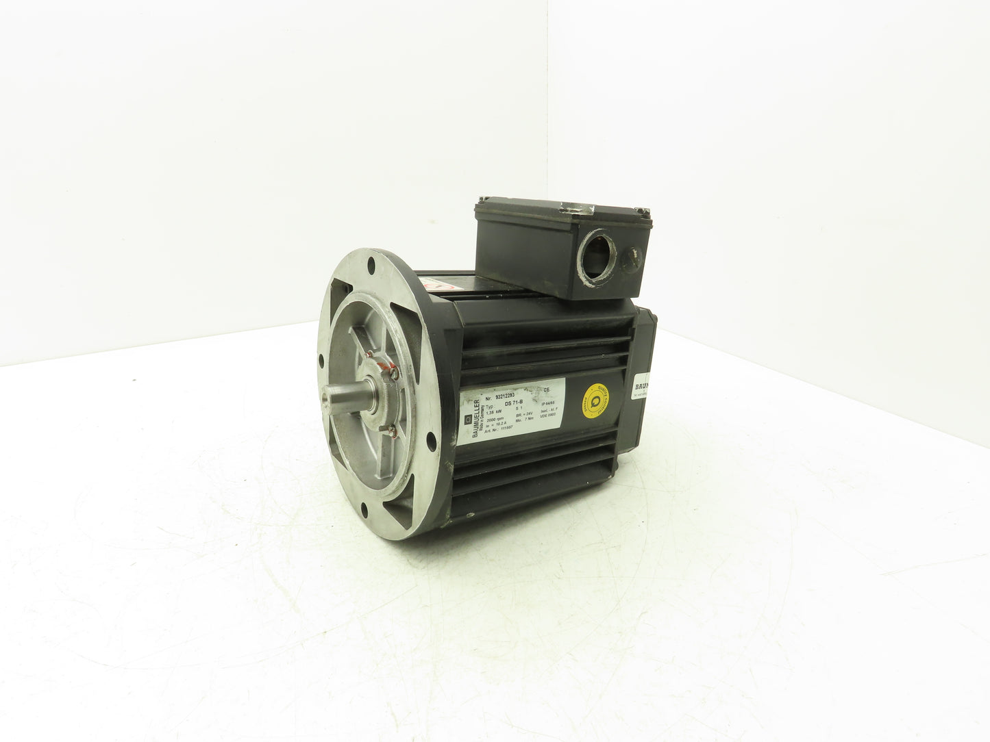 Baumuller DS 71-B Servo Motor 1.35kW 2000 RPM 24V Brake