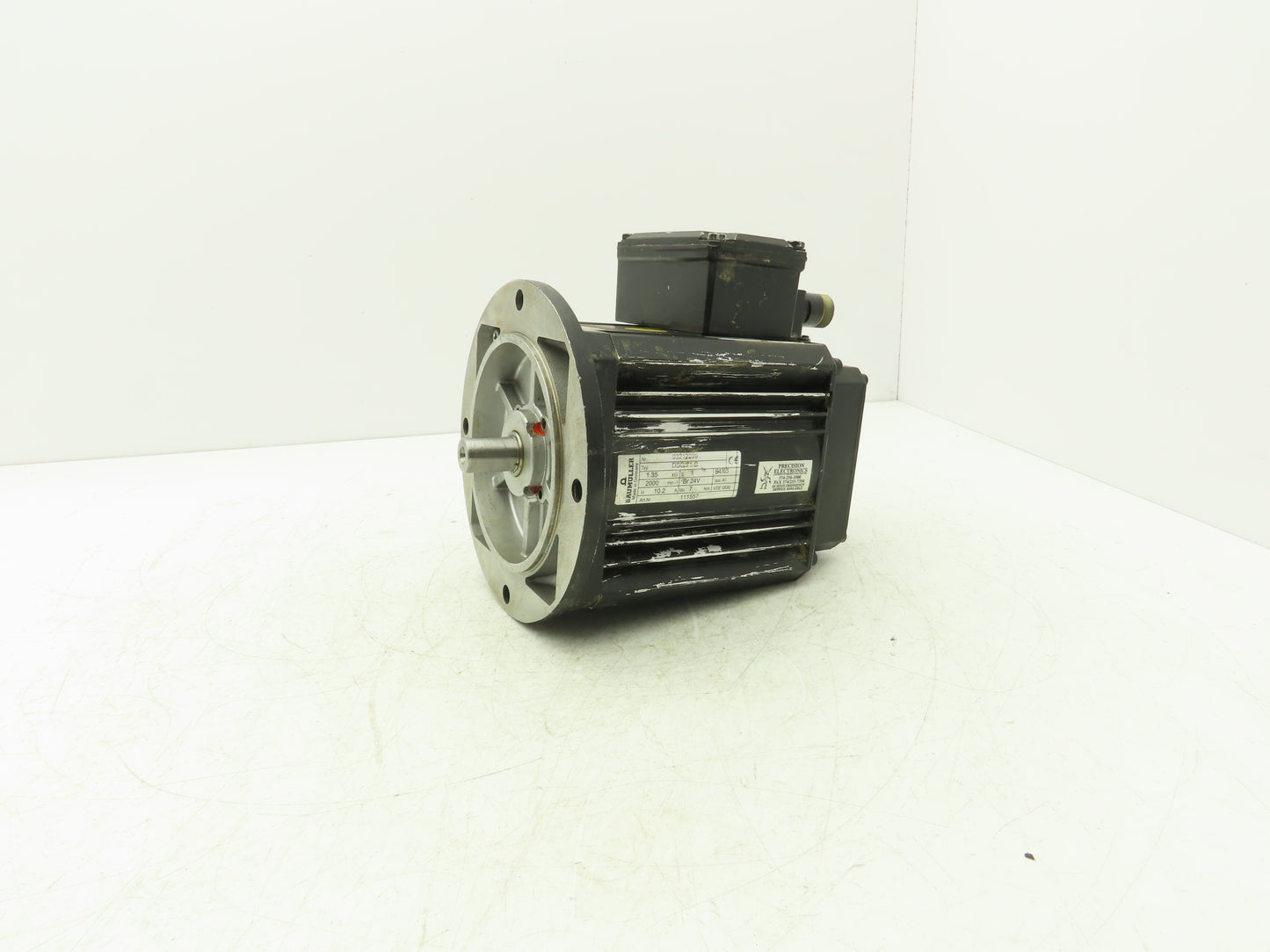 Baumuller DSG 71-B Servo Motor 1.35kW 2000 RPM 24V Brake *For Parts or Repair*