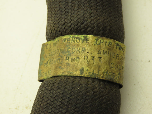 Nordson HMC 833 Hot Melt Glue Hose 8' Long 37° Flare 3/8" (-6) Fitting