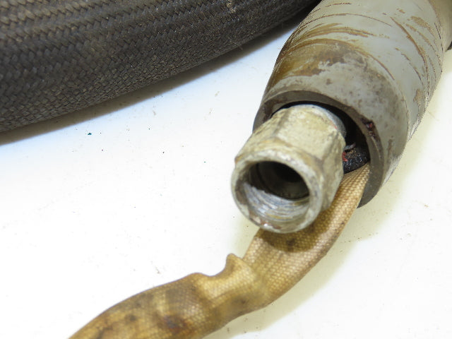 Nordson HMC 833 Hot Melt Glue Hose 8' Long 37° Flare 3/8" (-6) Fitting