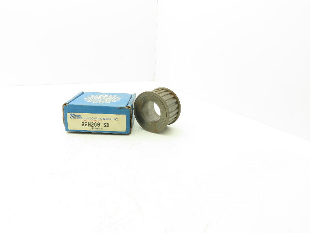 Martin 22H200 SD Timing Belt Pulley .5" Pitch 22 Tooth 2"Belt Width Bushing Bore