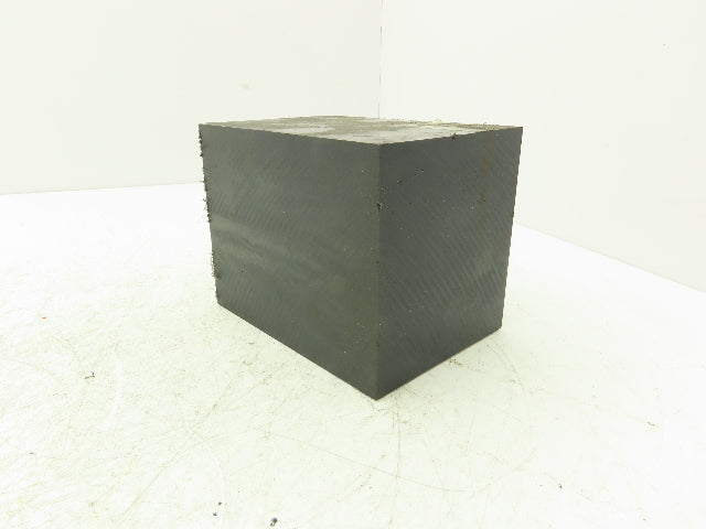 Delrin Acetal Plastic Rectangular Bar Black 4 x 4-3/8 x 5-1/2" Millable Cubic