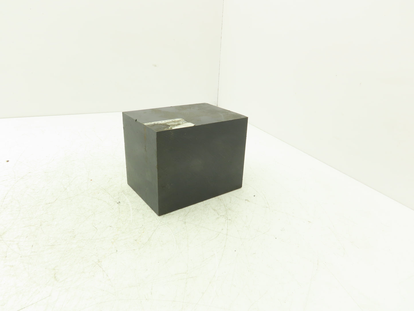 Delrin Acetal Plastic Rectangular Bar Black 4 x 4-3/8 x 5-1/2" Millable Cubic