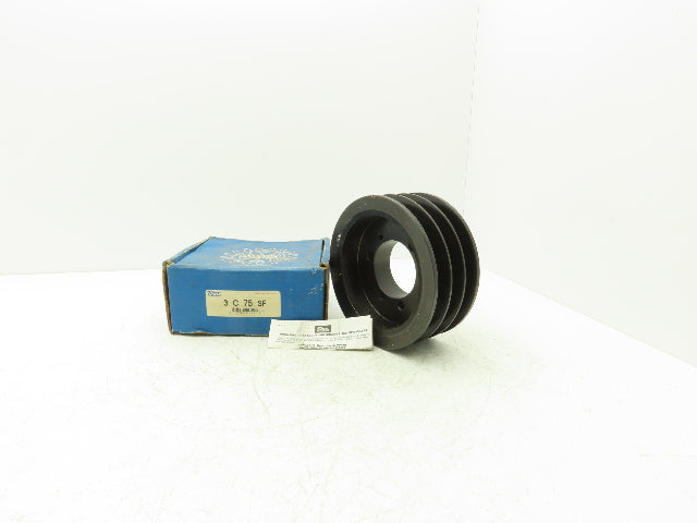 Martin 3 C 75 SF C-Size V-Belt Pulley 3 Groove 7.5" Pitch Diameter Bushing Bore