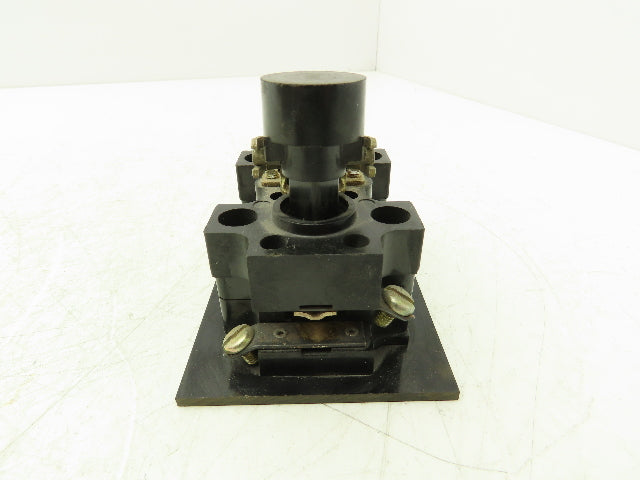 Maintained Push Button Start Stop Light Motor Interlock Switch Black VTG