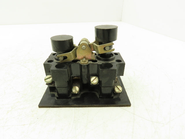 Maintained Push Button Start Stop Light Motor Interlock Switch Black VTG