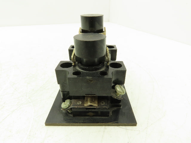Maintained Push Button Start Stop Light Motor Interlock Switch Black VTG