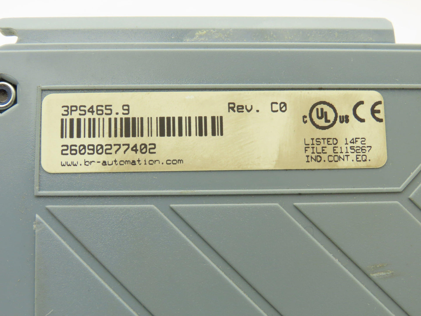 B&R 3PS465.9 Power Supply Module 24VDC Input 3.5A 8-30VDC Output REV C0