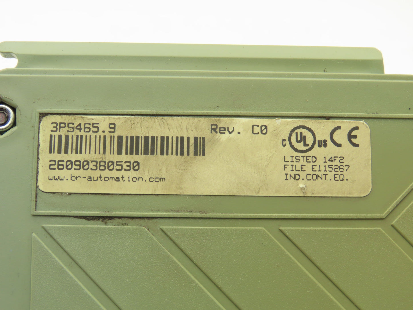 B&R 3PS465.9 Power Supply Module 24VDC Input 3.5A 8-30VDC Output REV C0 No Door