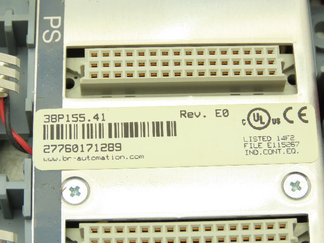 B&R 3BP155.41 PLC Mount Backplane Six Slot Assembly REV E0