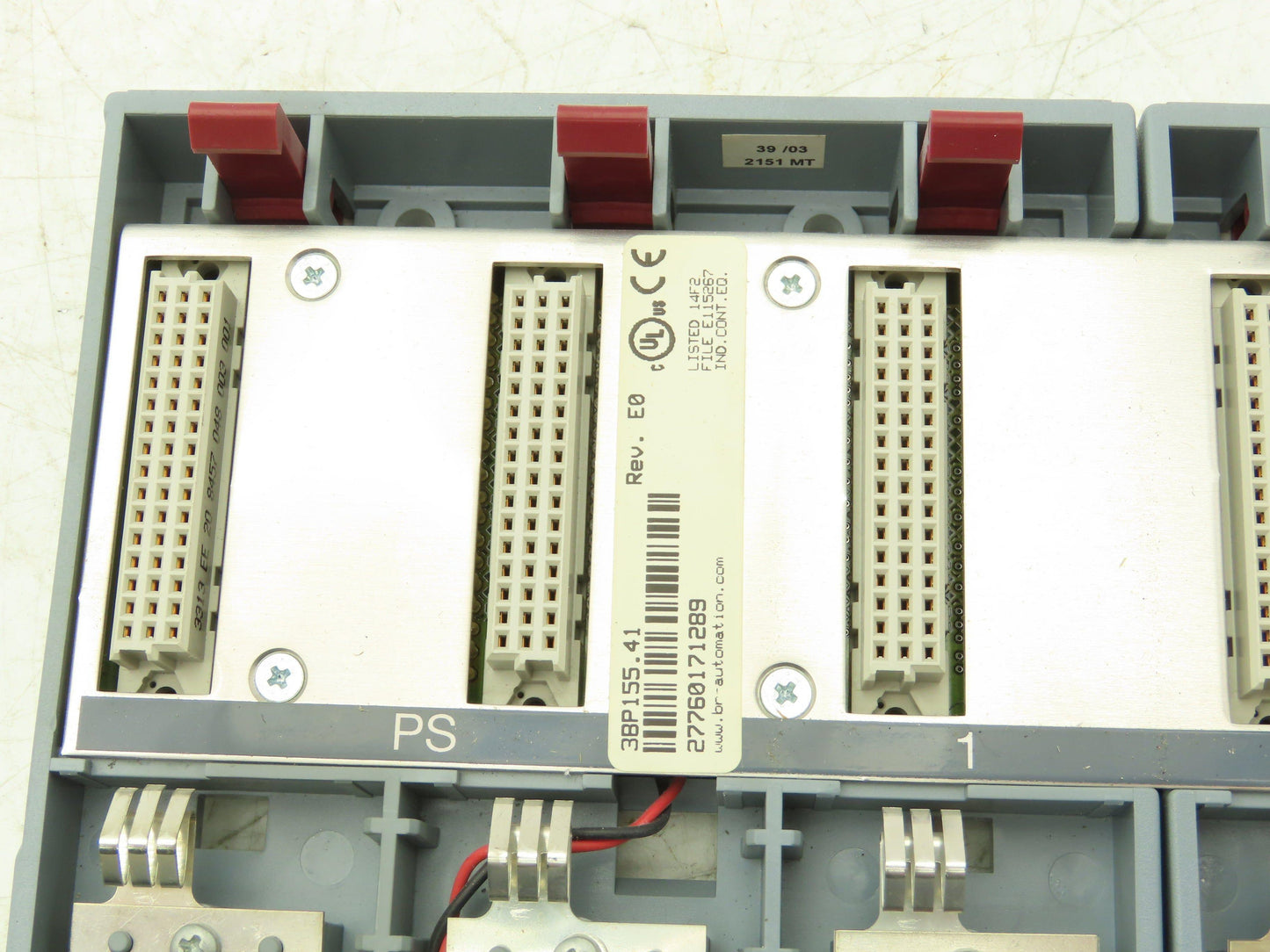 B&R 3BP155.41 PLC Mount Backplane Six Slot Assembly REV E0