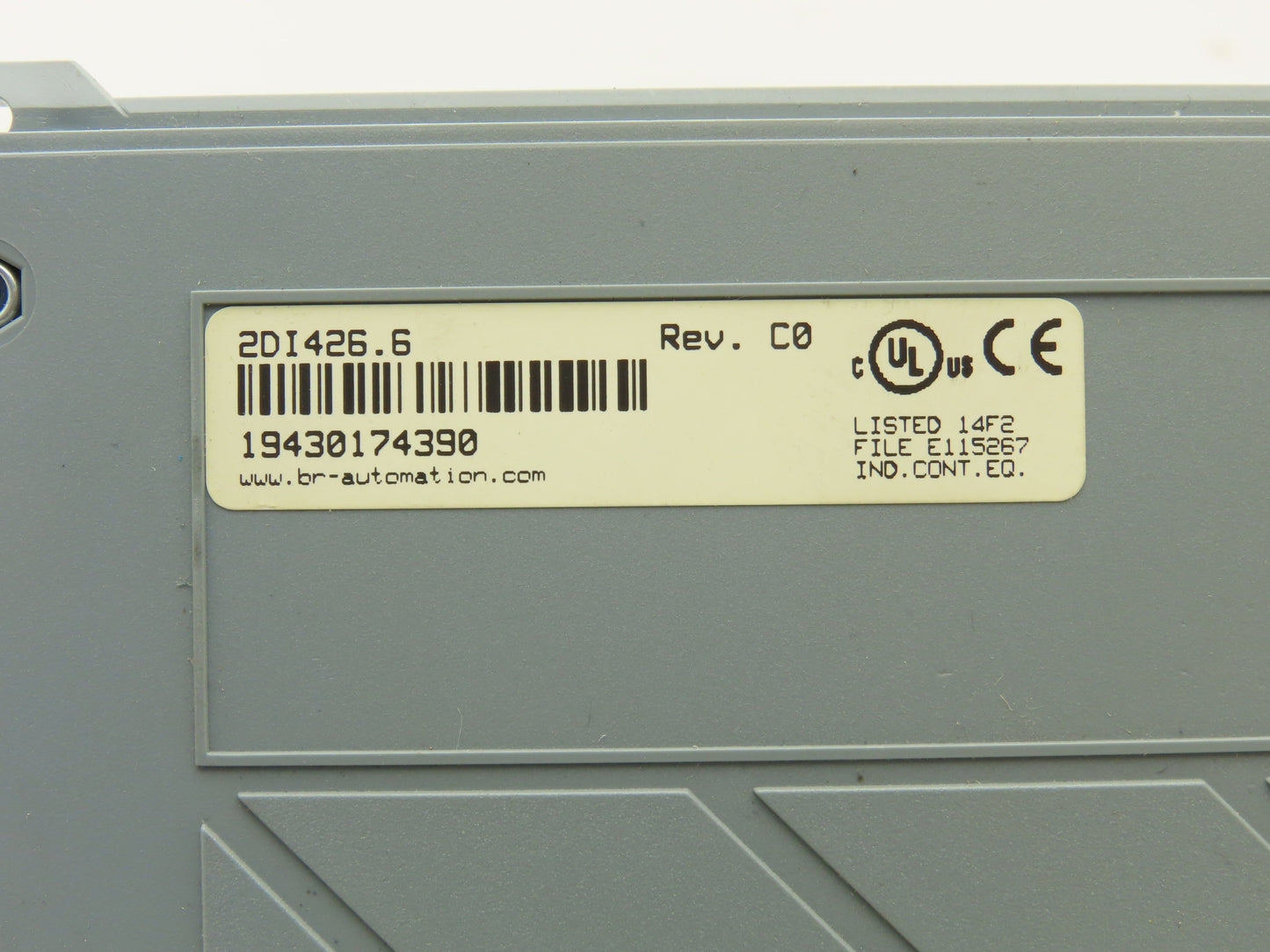 B&R Automation 2DI426.6 Digital Input 426 Module 32 Input 24VDC Rev C0 Cracked
