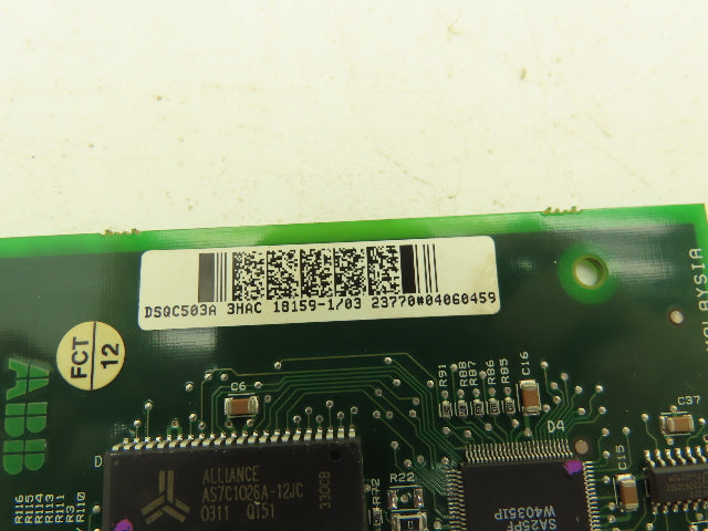 ABB DSQC 503 | 3BSC980006R318 | 3HAC3619-1 X2 Axis Card Board EEPROM Rev 3