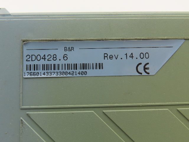 B&R Automation 2D0428.6 Digital Output Module DO 428 Tra 24VDC 2A Rev 14 Cracked