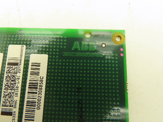 ABB DSQC 532A | 3BSC980050R60 | 3HAC18158-1 X2 Service X1 Loc Card Board