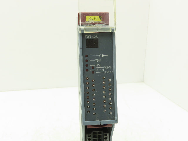 B&R Automation 2D0428.6 Digital Output Module DO 428 Tra 24VDC 2A Rev CO Cracked