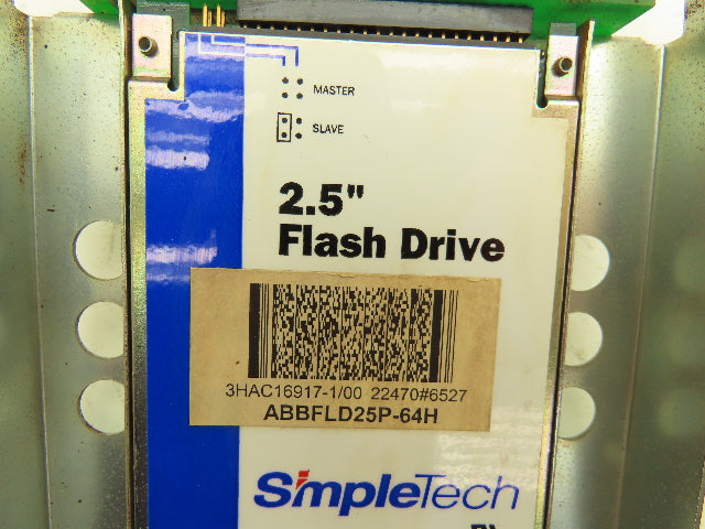 ABB SimpleTech ABBFL25P-64H 3HAC16917-1/02 22470 Flash Drive 2.5" Bracket IDE