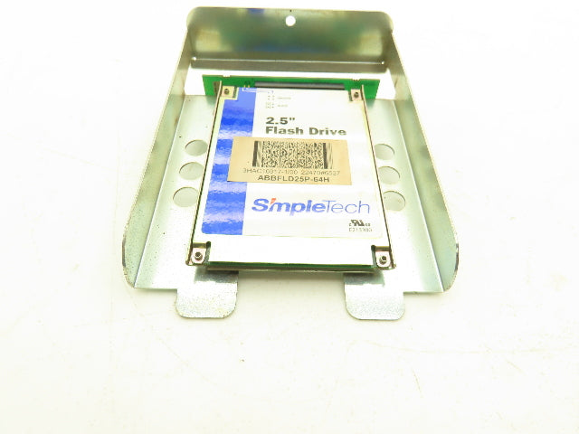 ABB SimpleTech ABBFL25P-64H 3HAC16917-1/02 22470 Flash Drive 2.5" Bracket IDE