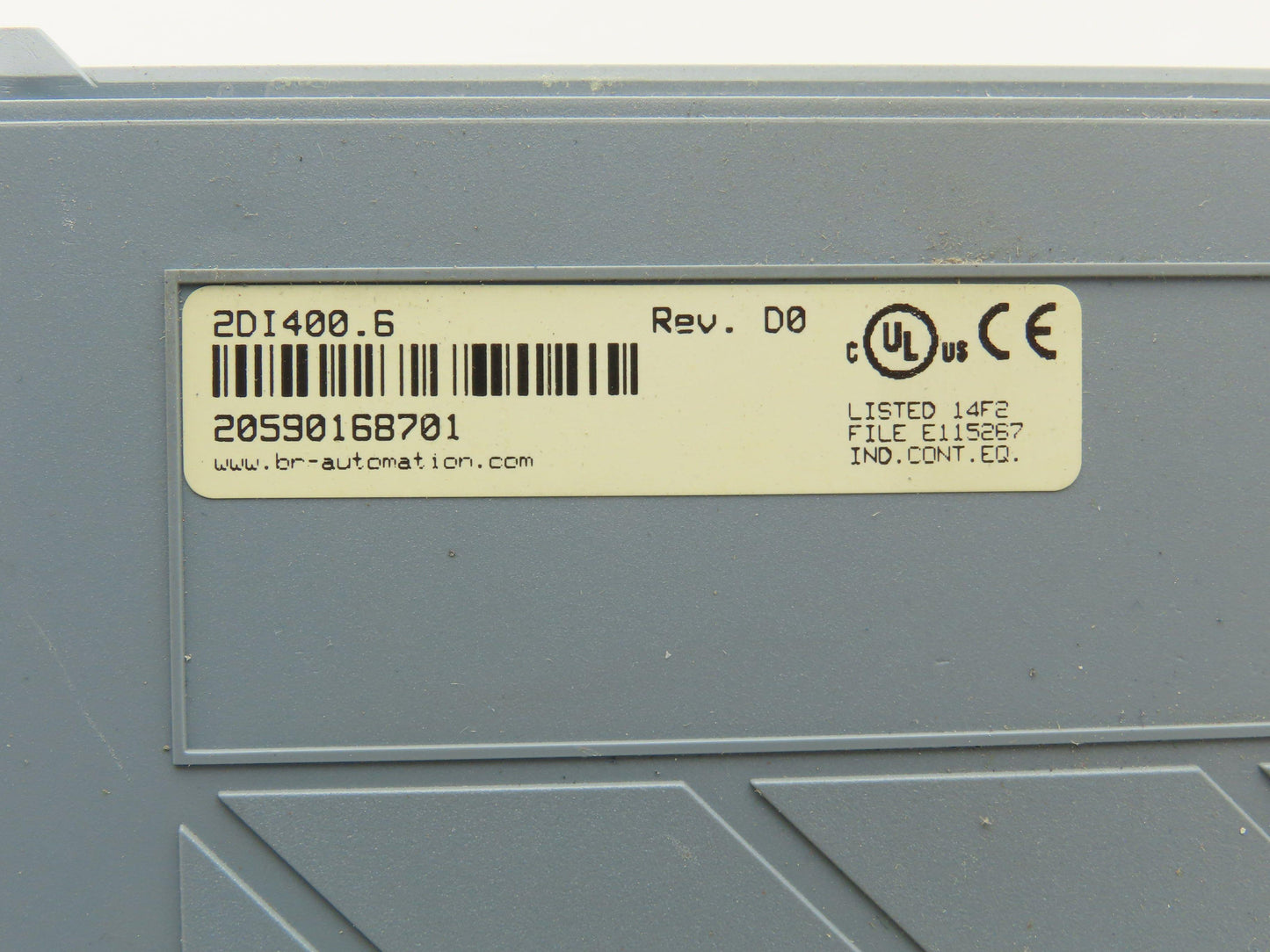 B&R Automation 2DI400.6 Digital Input Module PLC 32 Inputs Rev D0